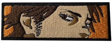 VALKYNEA 100 % broderad anime fankonst lapp/svart Yami Sukehiro Clover/patch embroidery (krok och ögla/Velcr0)