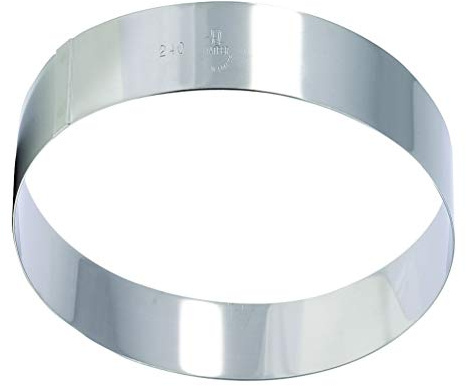Cercle à entremets en Inox 20cm - Matfer