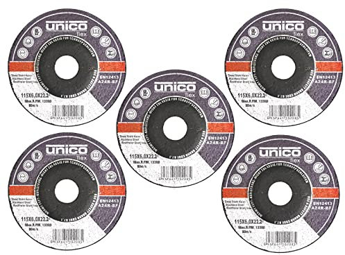 5 Stück Schruppscheibe Ø 115mm x 6mm für Trenn- oder Winkelschleifer T27 gekröpft Schleifmopteller