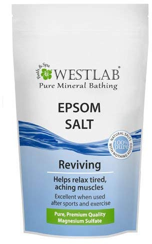 Westlab Epsom Bath Salts 1000g (Pack of 2)