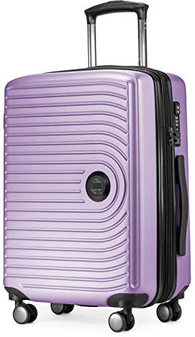 Hauptstadtkoffer Mitte - Bagaglio a Mano 55x40x23, TSA, 4 Ruote, Valigia da Viaggio, Valigia Rigida, Valigia con Rotelle, Valigia Bagaglio a Mano, Lilla