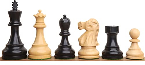 RoyalChessMall- 3.8 Reykjavik Series Staunton Chess Pieces Only Set - Weighted Boxwood……
