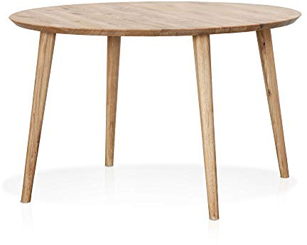 moebel-eins ASCON Esstisch, rund, Material Massivholz, Wildeiche, 120 cm