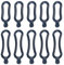 Adipn NA 10 Pcs Bicycle Silicone Band Bike Mount Silicone Strap for Flashlights Cell Phones Speaker Lights Holder Bicycle Handlebar