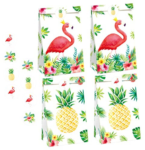 Abaodam Süßigkeitentüten Aus Kraftpapier Goody Bags Zum Tragen Aufbewahrungstaschen Für Bonbons Souvenirtüten Mit Druck Papiertüten Als Geschenkidee