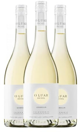 Pago de los Capellanes O Luar do Sil Godello Valdeorras 75 cl Vino blanco (Caja de 3 Botellas de 75 cl)