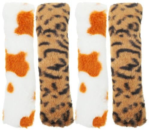 POPETPOP Interaktives Katzenspielzeug aus Lint in Kissenform 4 Stück mit Katzenminzefüllung Beißfestes Katzenkissen für Wohnungskatzen und Kätzchen