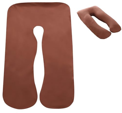Schwangerschaftskissenbezug, U-Form, komplettes Schwangerschaftskissen, Ersatzbezug, Körperkissen, Abnehmbarer und waschbarer Bezug, Bauchstütze, Seitenschläferkissen
