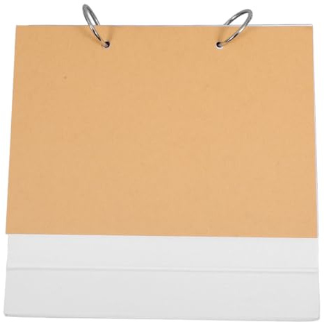 SEWACC Stehender Kalender Blanko Tischkalender Für Kreative Gestaltung Abnehmbare Seiten Für Zeichnungen Und Fotos Für Büro Schule Und Zuhause