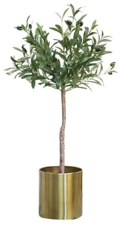 DONGGANSHI Künstlicher Baum für den Innenbereich, künstliche Olivenbaumstücke im Topf, bionische Bonsai-Pflanze, großer Kunstbaum, künstliche Pflanzendekoration, künstlicher Baum