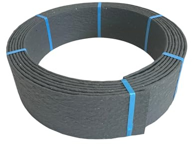 Premium Flexboard Rasenkante grau 10 m Beeteinfassung 10m x 14cm x 0,7cm | Rasenkante Mähkante Profilkante 14 cm recycelter Kunststoff Recycling Schiefergrau Einfassung