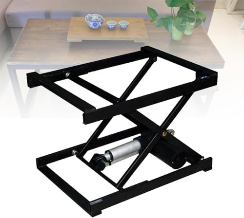 Tavolo elevatore a forbice portatile, piccolo telaio di supporto elettrico, piattaforma di lavoro per tavolo da pranzo, sollevatore per scrivania con telecomando wireless