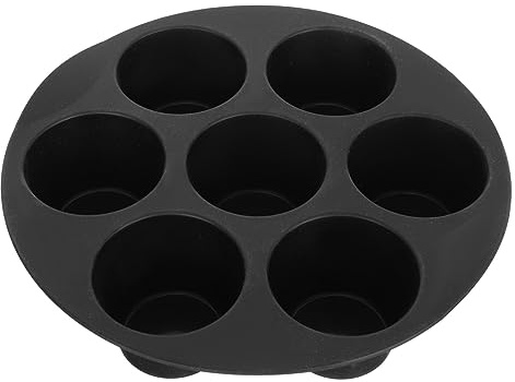 MUELODSIC Stampo Silicone Cavità per Torte Nero Resistente Temperature Antiaderente per Forno e Friggitrice ad Aria Accessorio per Dolci Fatti in Casa e Professionali