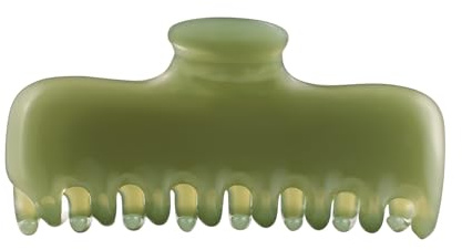 Large Hair Claw Clips for Women,3.8’’ Acetate Olive Green Hair Clip