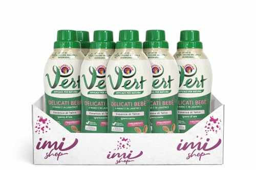 Detergente Liquido per Bucato Delicati Bebè, Essenza di Talco, Ipoallergenico, 750 ml Variazioni 4/8 (8)