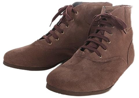 Pantoffelmann scarpe Tramper in pelle scamosciata | Taglie 36–48 | Scarpe barefoot comode per donna & uomo | Stivali in vera pelle stile DDR | Ideali per arrampicata