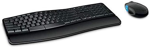 Microsoft Sculpt Comfort Desktop Keyboard and Mouse Set, UK Layout - Black
