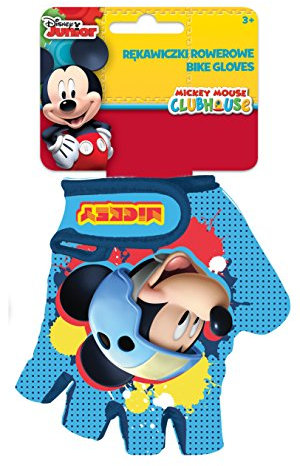 Disney - Guantes de Ciclismo para niño, diseño de Mickey Mouse
