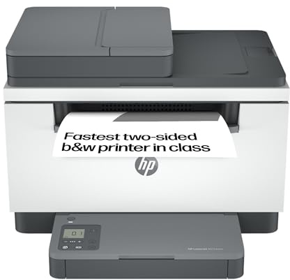 HP LaserJet MFP M234sdn 6GX00F, Impresora Láser Multifunción, Imprime, Escanea, Copia, Fast Ethernet, USB 2.0, Smart App, Panel de Control con Botones LED, Blanca y Gris
