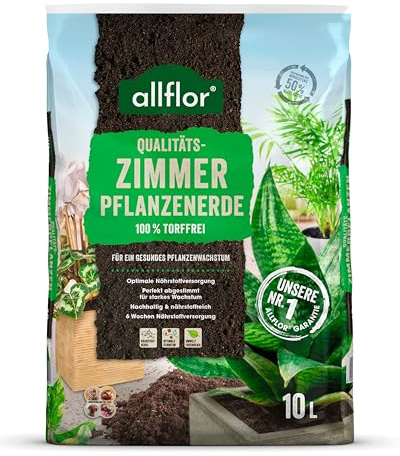Allflor Zimmerpflanzen-Erde 10 ltr Btl (1 x 10 Liter)