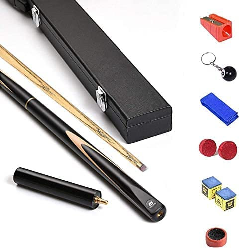 sxlxayxbmsd Billard Queue Billard Queue Spitzen 57-Zoll-Profi-Billard-Pool-Stick mit 10 mm Spitze (18-21 Oz) für Explosive Breaks und mühelose Sprünge 0415(Color:C;Size:10mm Tip)