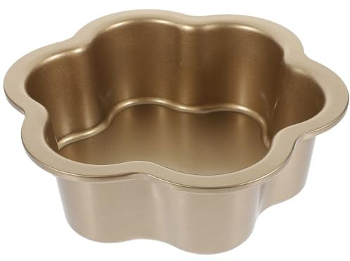 UPKOCH Stampo Per Torta 3D A Forma Di Fiore Teglia Forno Fondo Rimovibile Quiche Pan Crostata Antiaderente Mini Cheesecake Padelle Per Muffin Biscotti Budino Pane 8 Pollici