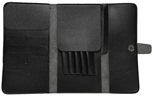 Friseurtasche, Tragbare Barber Werkzeugtasche PU Leder Multifunktionale Friseurwerkzeuge, Professionelle Salon Scherentasche Haarscherentasche für Draussen Zuhause Friseur Scheren, Clips