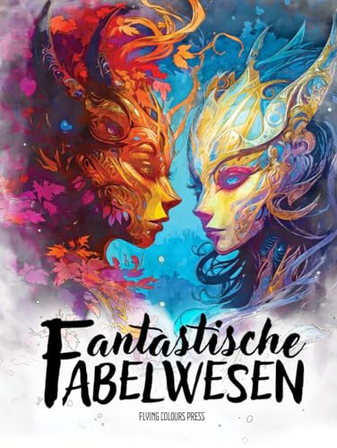 Fantastische Fabelwesen: Das Malbuch für Erwachsene zum Stressabbau und zur kreativen Entspannung - mit Elfen, Feen, Drachen und vielen anderen mystischen Fantasie-Kreaturen