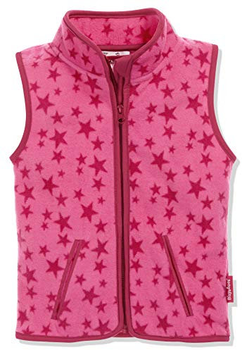Playshoes Fleece Weste Unisex Kinder Outdoor-Oberteil, pink Sterne, 152