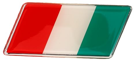 BUGUUYO Italienische Flaggen Autoaufkleber für Fenster Kratzer Fensterdekor Selbstklebender Aufkleber für Autos Patriotische Fahrzeugdekoration