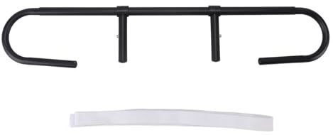 Massagebett-Papierrollenhalter, Aluminium-Massagetisch-Papierhalter mit Bandageband Massagetisch, Schwarzer Papierrollenhalter für 24-30 Zoll Papierrollen