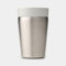 Brabantia - Make & Take Insulated Cup with Smart Click Lid, Keeps Drinks Hot for 3 Hours, Cold for 6 Hours, Leak-Proof Travel Mug - Light Grey, 0.2L
