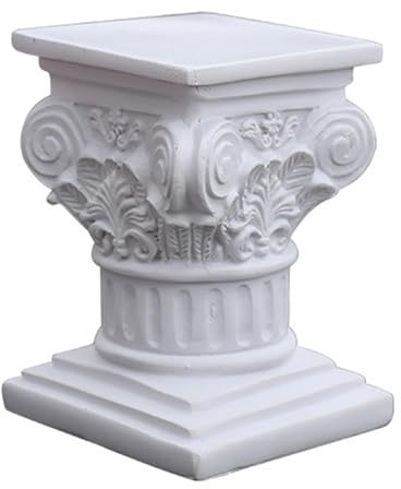 Römische Säule Deko - Griechische Säule Weiße Tischdekoration Harzfigur Für Hochzeit, Kirche, Villenmodell, Hotelclubs, Schaufenster