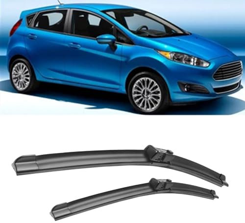 Generisch Auto-Frontscheibenwischerblatt, Für Ford Fiesta MK7 2009-2017, Scheibenwischerblatt-Ersatzblätter Frontscheibenwischerblatt-Set