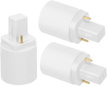 KONTONTY 3pezzi Convertitore Adattatore Da Gd Pin Portalampada Per Lampadine Led Adattatore Per Luce Facile Installazione Per e Retail