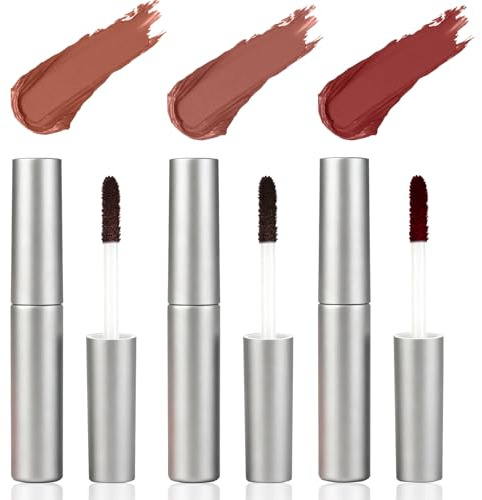 3 Colores Peel Off Lip Liner Stain, Delineador de Labios Despegable, Lip Liner Tattoo Highly Pigmented Lip Tint Stain,Perfilador de Labios Impermeable de Larga Duración