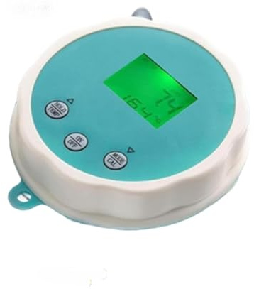 Vattenkvalitetsdetektor, intelligent flytande digital pooltermometer, 6-i-1 poolvattenkvalitetstestare, professionell mätning av PH, redox, klor