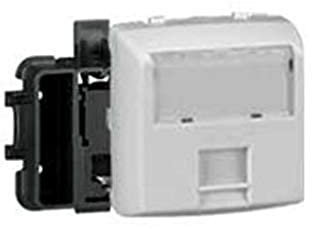 Legrand 086144 Prise RJ45 Catégorie6 UTP Appareillage Saillie Composable, Blanc, Lot de 10