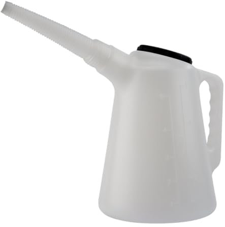 Draper 3L Measuring Jug with Flexible Spout | Plastic Jug with Lid | Easy Carrying Handle | 43964