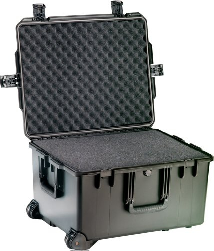 PELI Storm IM2750 Robuster Foto und Drohnen Reisekoffer, Wasser- und Staubdicht, 78L Volumen, Mit Schaumstoffeinlage (Anpassbar), Schwarz