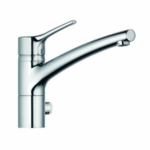 Kludi 335770575 Trendo Spültisch Einhandmischer mit Multi-Anschluss, DN10, für drucklose Speicher, chrom