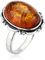 HolidayGiftShops - Sterling Silber 925 Baltischer Bernstein Ring