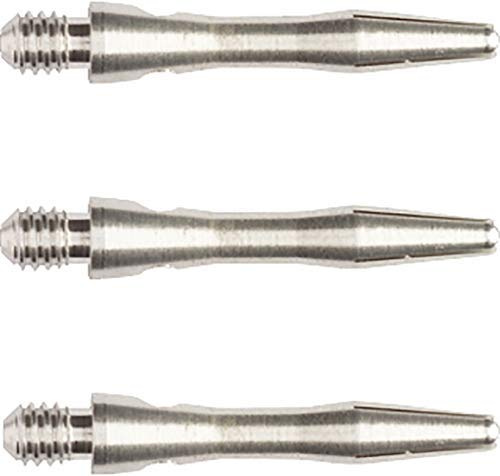 WINMAU Plain Aluminium Extra Kurz Dart Stiele - 1 Satz pro Packung (insgesamt 3 Wellen)