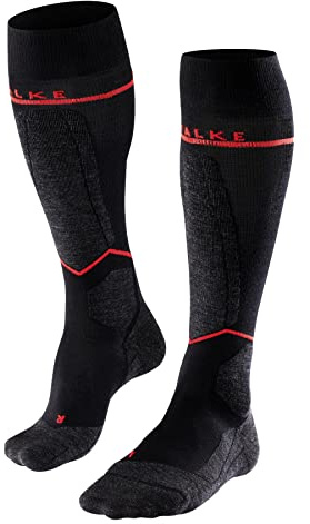FALKE Damen SK2 Energizing Light Skisocken mittelstarke Polsterung Kompression antiblasen warme atmungsaktive schnelltrocknende klimaregulierende geruchshemmende Wolle Funktionsmaterial 1 Paar | für eine bessere Zirkulation und optimierte Passform