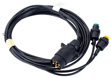 Mantes Arnés de cableado 4,0 m - Enchufe 7-Pin Bayoneta 5-Pin Unitrailer