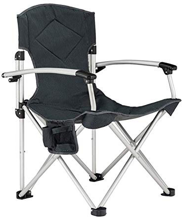 Taburete Silla de camping portátil, con reposabrazos y portavasos, silla plegable, transpirable y cómoda para exteriores, picnic, pesca, festival, capacidad de 300 libras, B, color: B (color: A)