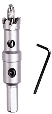 SYDARSYN Scie Cloche en Alliage de Carbure TCT 15mm Foret de Scie Trépan pour Acier Inoxydable Métal Foret Perçage Trou