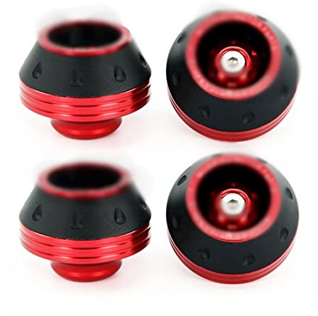 WREXIL Protector 2PCS Motorcycle Protector Wheel Protection Pads Motorbike Tire Frame Slider Colorful Equipment Accessories parts (Color : K)