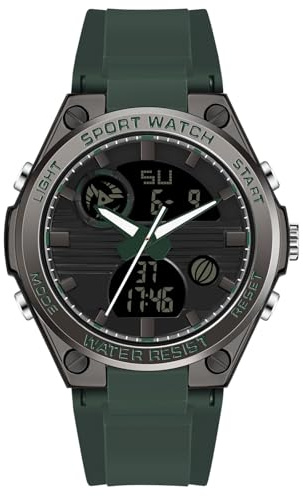 RORIOS Damen Uhren Digital Wasserdicht Armbanduhren Quarz Sportuhr Militär Uhren mit Alarm Timer Elektronische Multifunktions Uhr für Damen