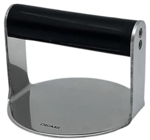 Cruash Smasher Profesional de Acero Inoxidable para Smash Burgers, Prensa Hamburguesas, Smash Burger Smasher, Smasher hamburgesa, Aplastador de Hamburguesa